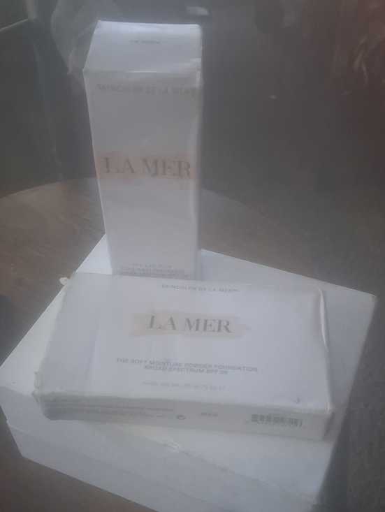 La Mer Other - La Mer Cream & White Makeup Foundation Set
